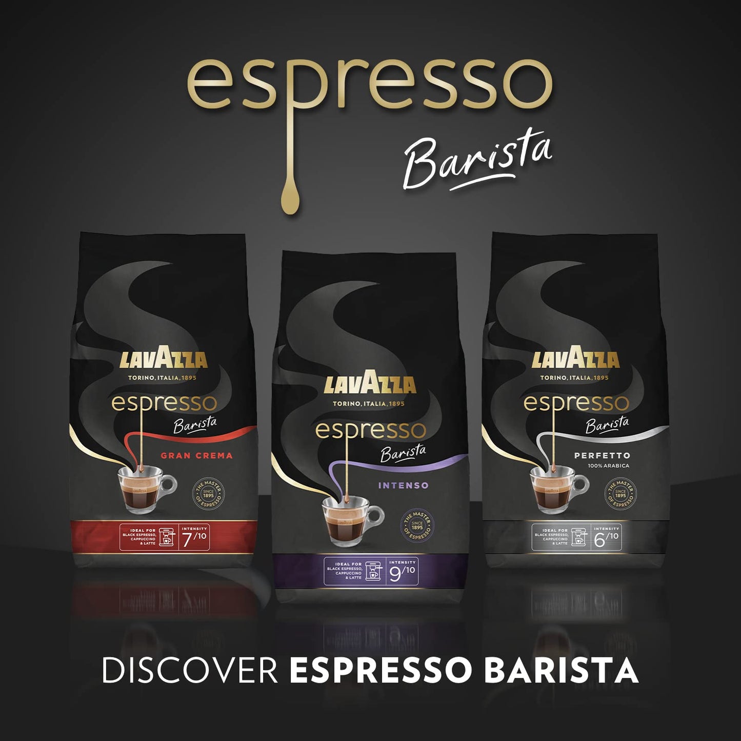 - Lavazza | Espresso Barista Intenso | Drum Roasted Coffee Beans -