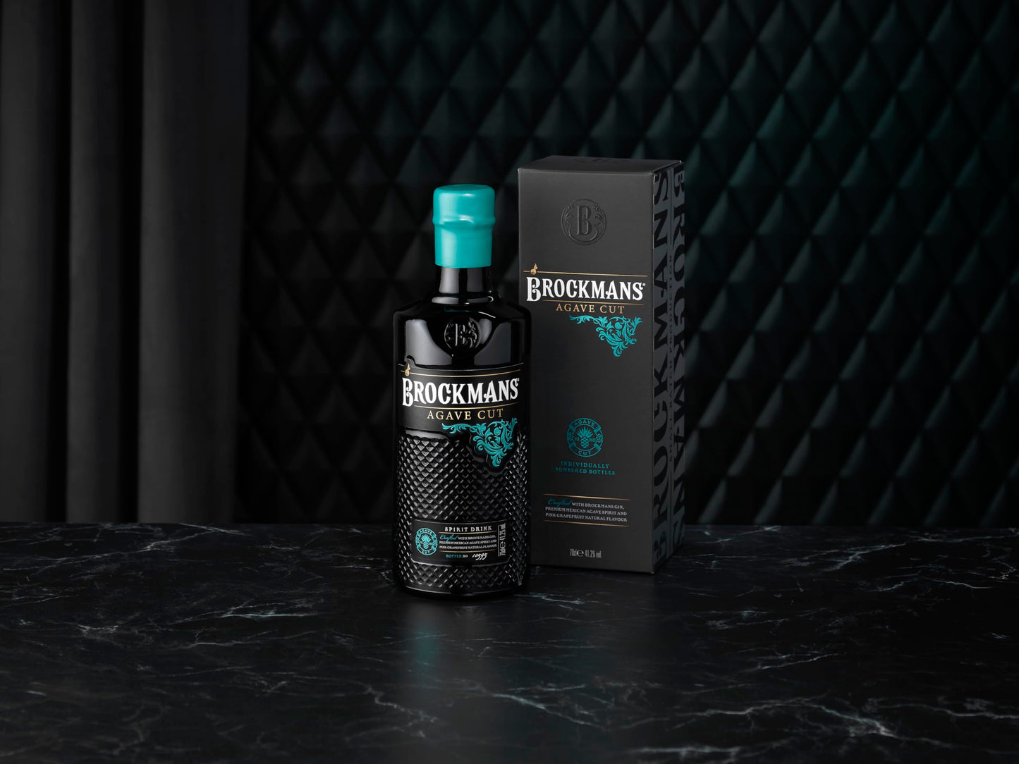 Brockmans Agave Cut crafted with Brockmans Gin, premium Mexican Agave Spirit and Pink Grapefruit, a small batch production 70cl, with gift box 41.2% abv