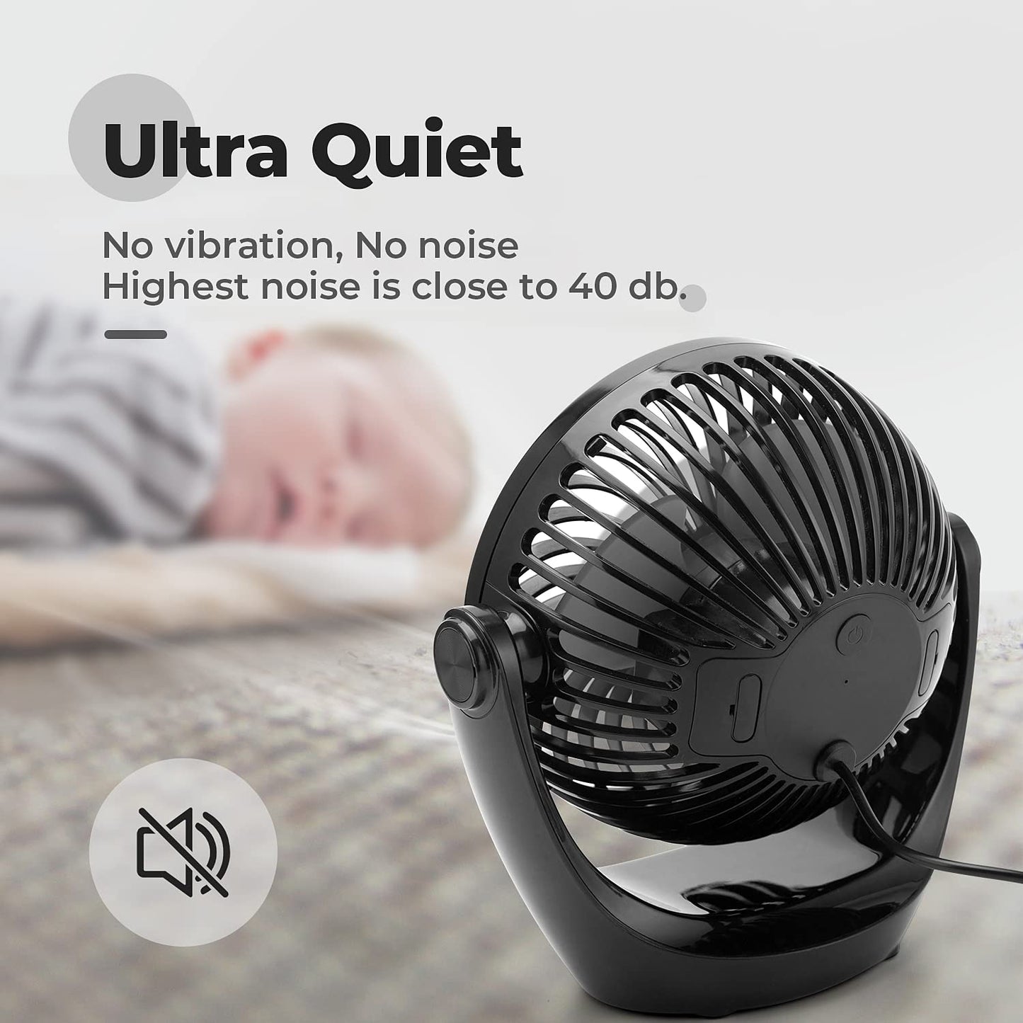 - OCOOPA USB Fan | USB Desk Fan Table Fan | Strong Airflow & Quiet Operation -