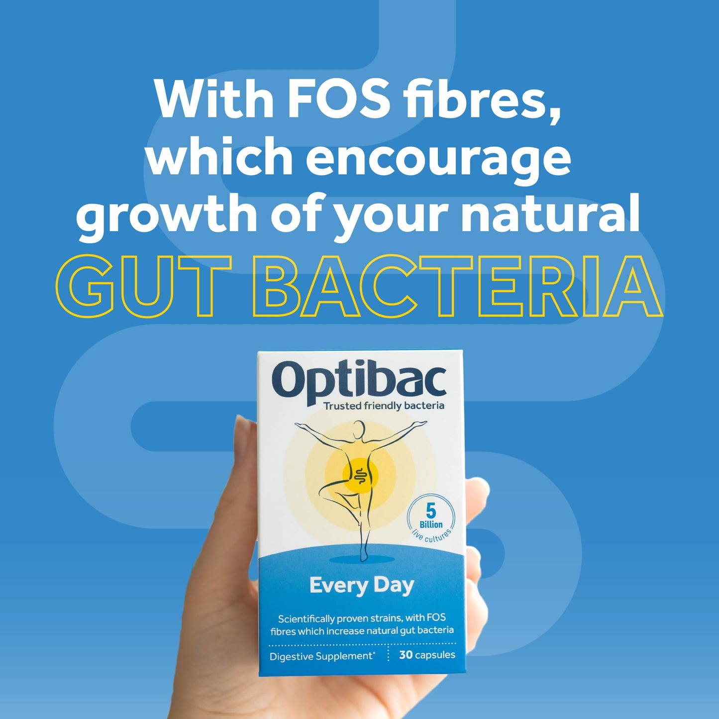 - Optibac Probiotics | Digestive Probiotic Supplement | 30 Capsules -