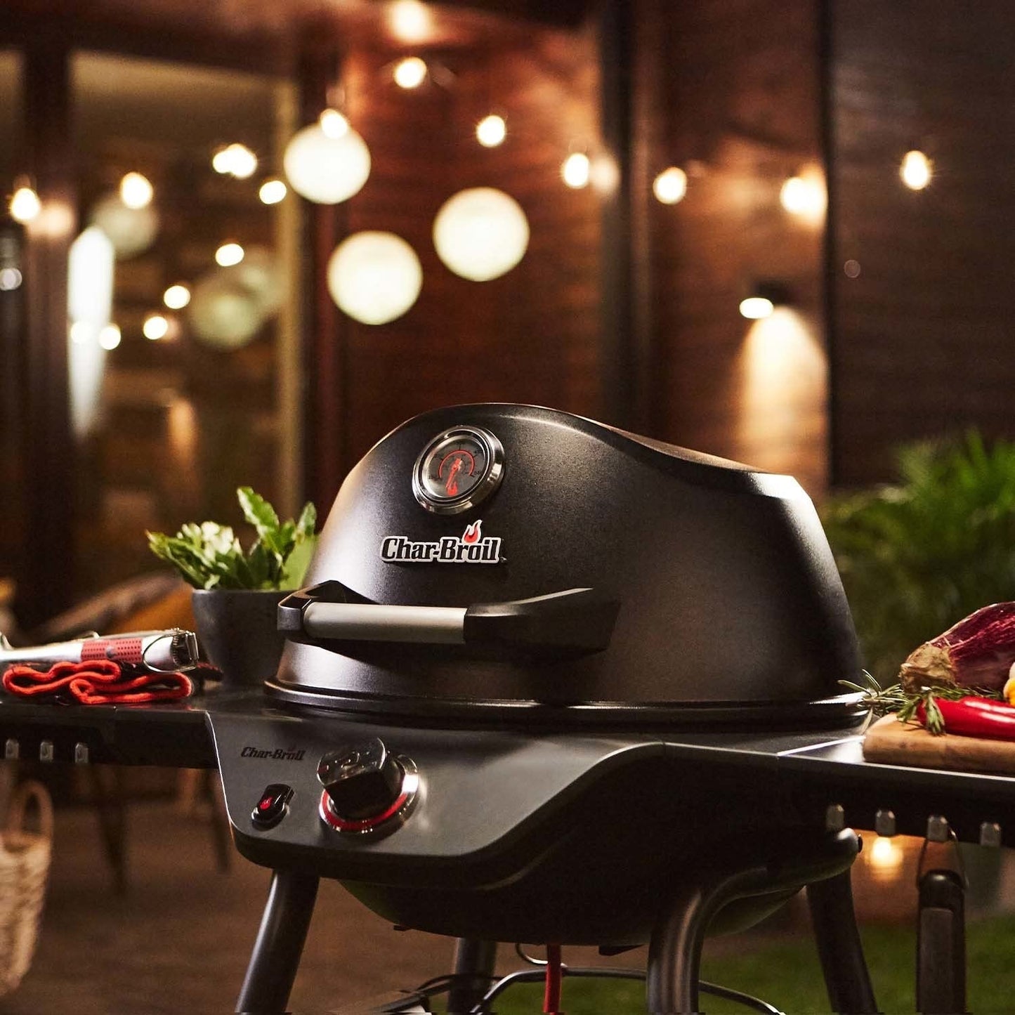 Char-Broil 140 892 - All-star 125 Electric Barbecue Grill, Black/Aluminum