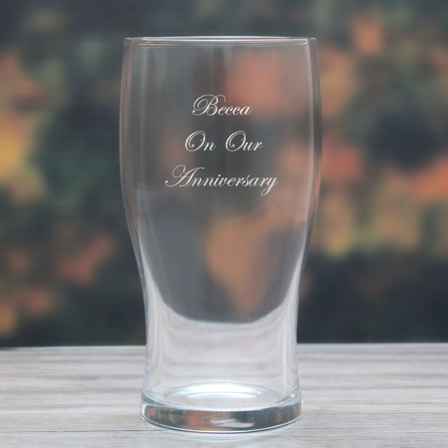 - Personalised Engraved Pint Glass -