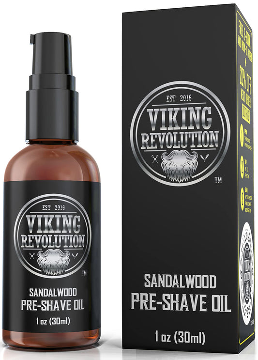 - Pre Shave Oil for Men | Best Pre Shaving Oil with Sandalwood for Safety Razor -