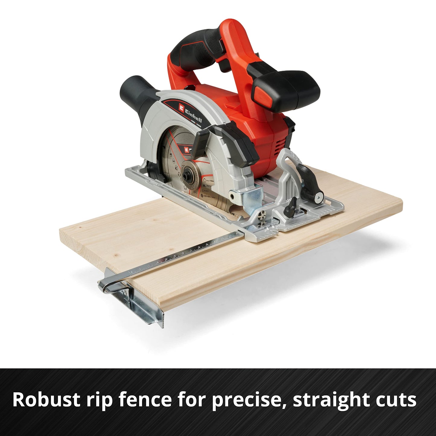 - Einhell Power X-Change 165mm Cordless Circular Saw | 18V Rotary Wood Saw | Tool-Free Adjustment | LED | Dust Extraction | TE-CS 18/165-1 Li Solo Electric Saw | (Battery Not Included) -