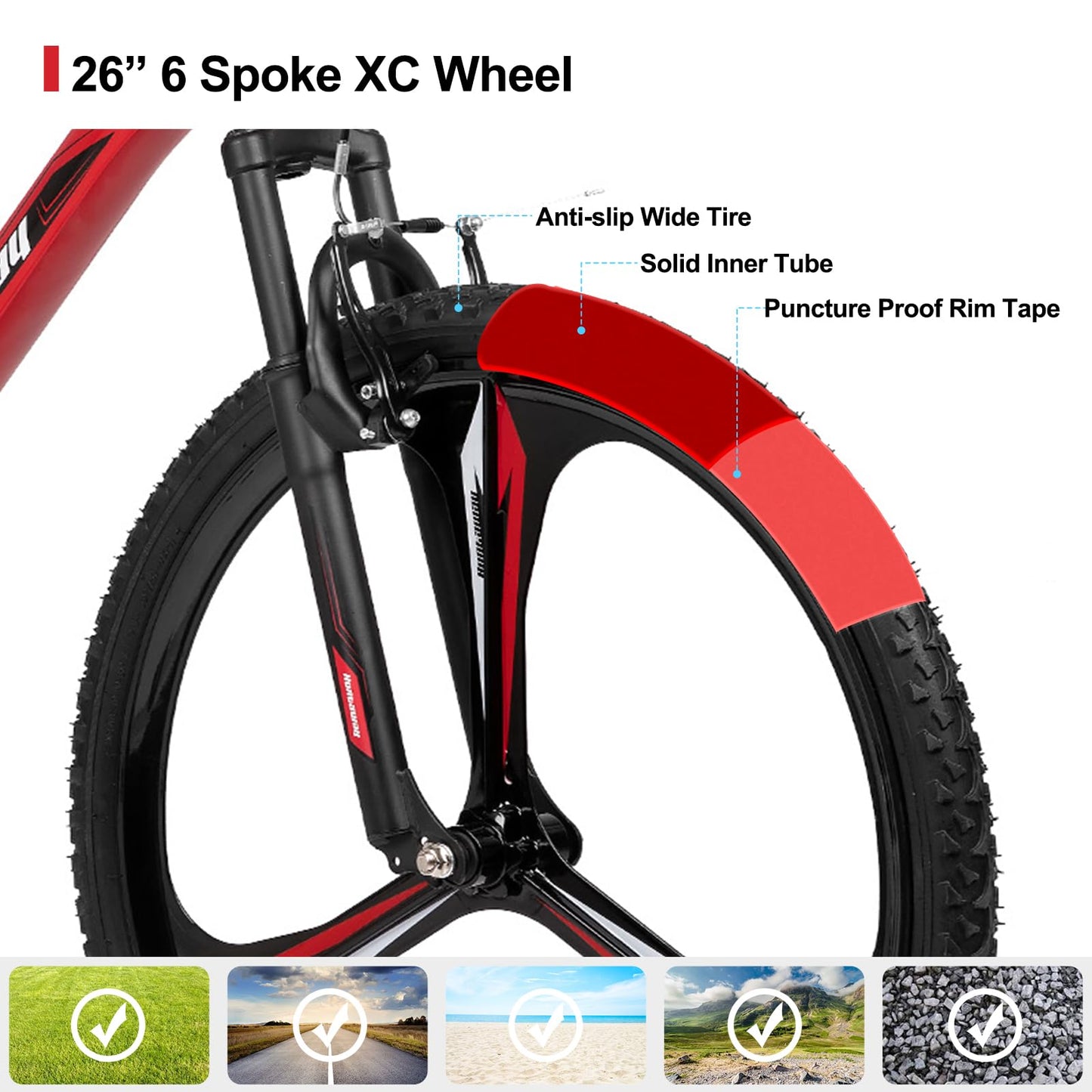 - HILAND 26 inch Mountain Bike | Hardtail Mtb -