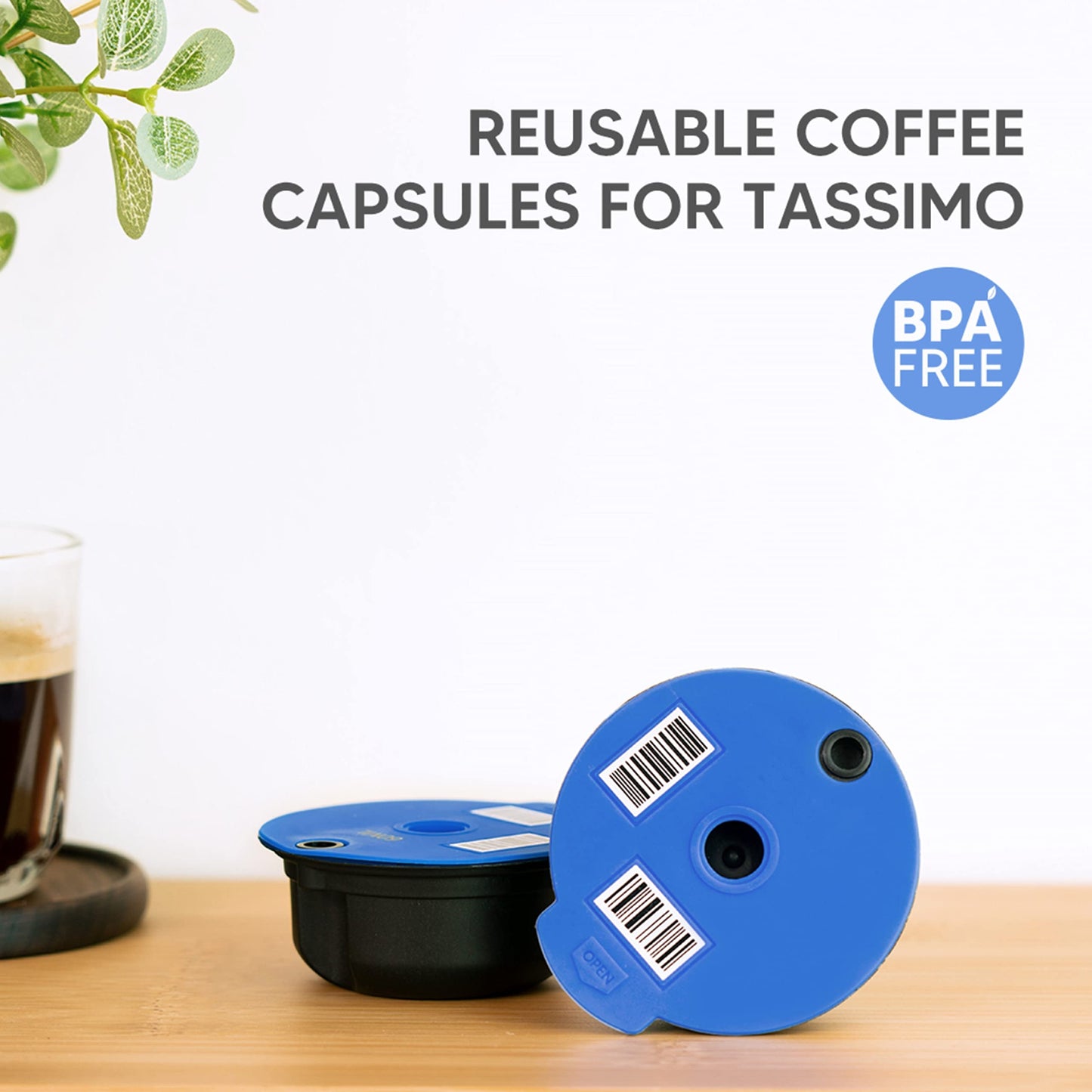 - Tassimo Refillable Pods | Reusable Coffee Pods for Tassimo Bosch Coffee Maker -