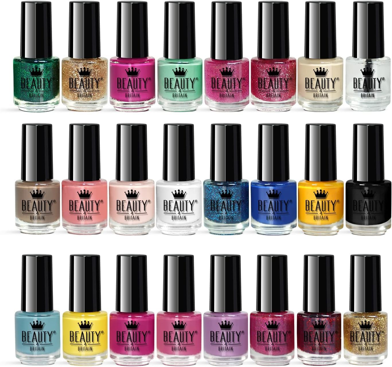 - Splash 48 x Nail Polish Varnish Set | 48 Different Modern Colours | Quick Drying -