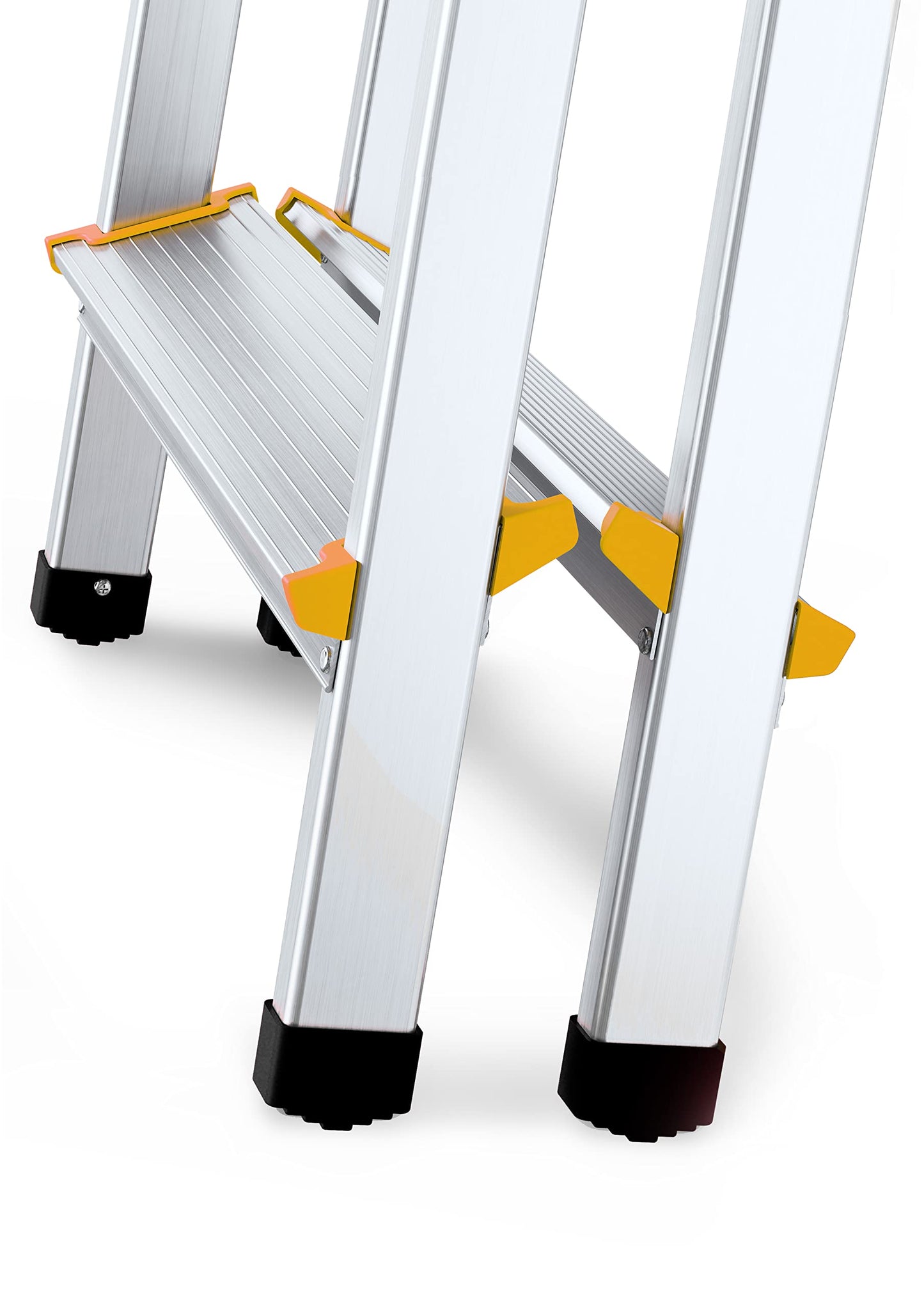 - Drabest PRO SERIES LADDERS 2x4-Step Aluminum Double-Sided Household Ladder | 150 KG –Aluminum Step Ladder | Ladders Multi Purpose | Folding Step Ladder –