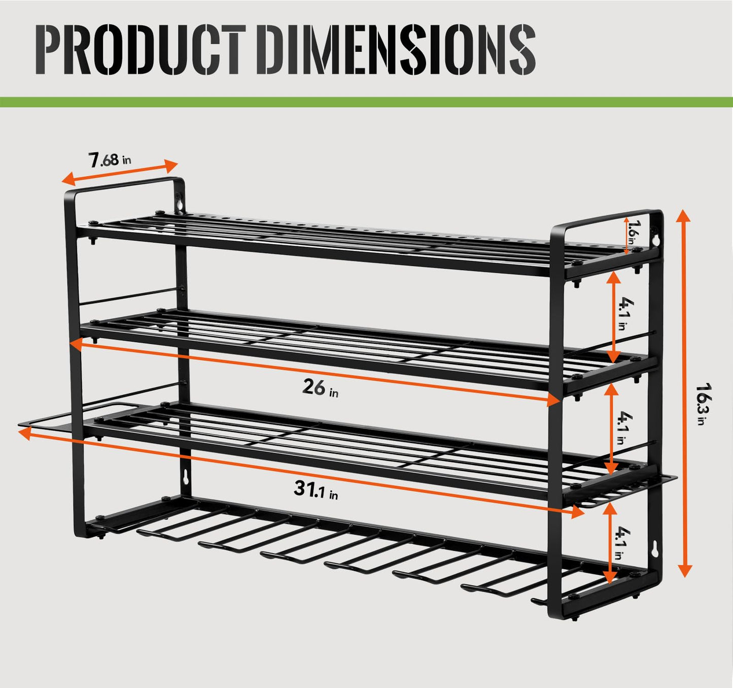 - SANDPROX Power Tool Storage Wall Mount | Heavy Duty Drill Holder -