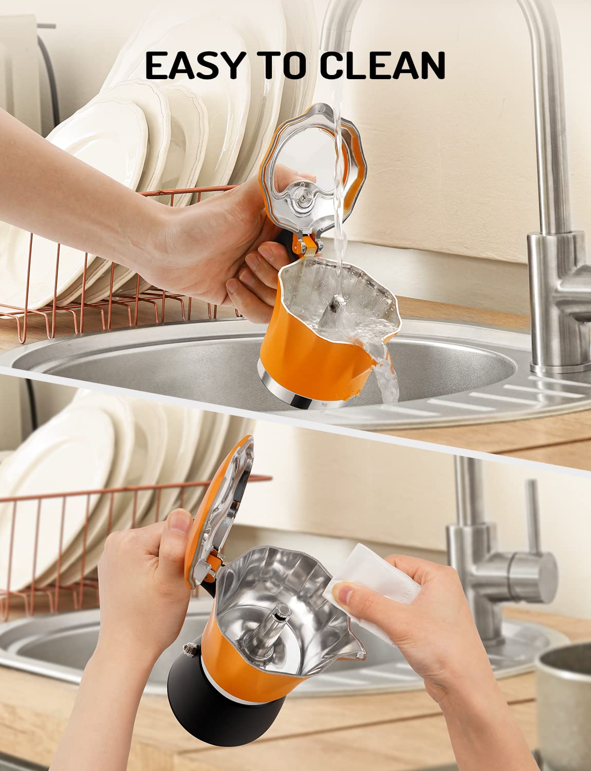 - TWOMEOW | Stovetop Coffee Maker | Espresso | Italian Moka Pot -