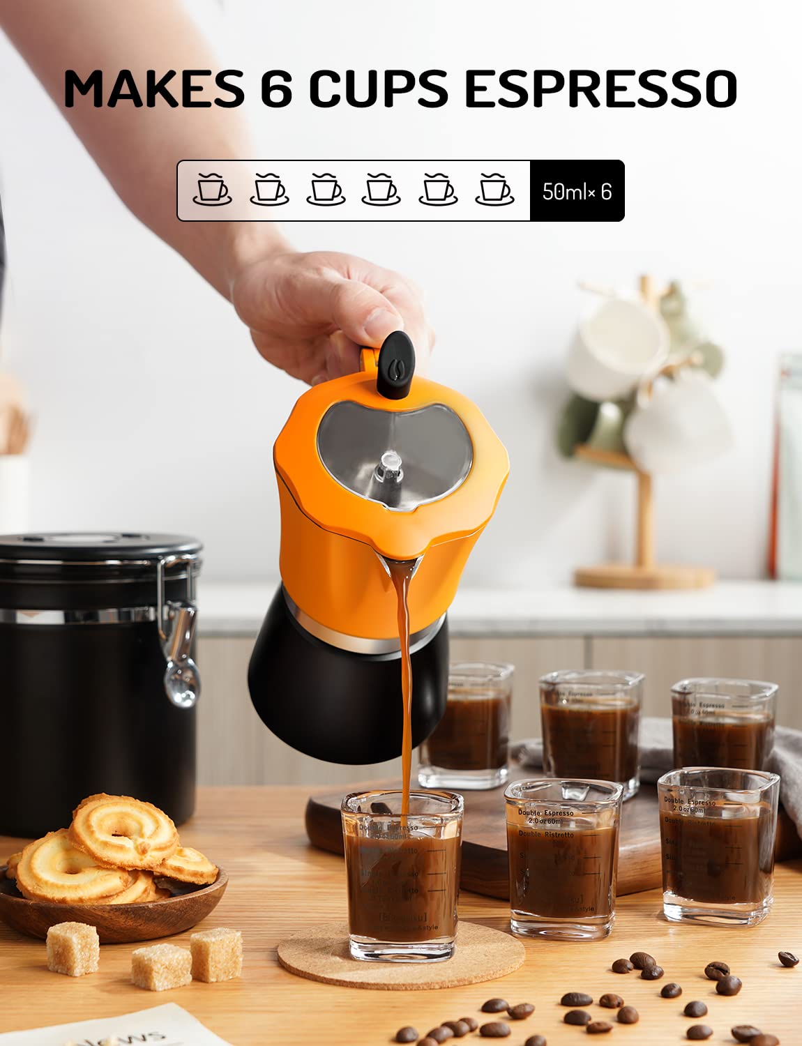 - TWOMEOW | Stovetop Coffee Maker | Espresso | Italian Moka Pot -