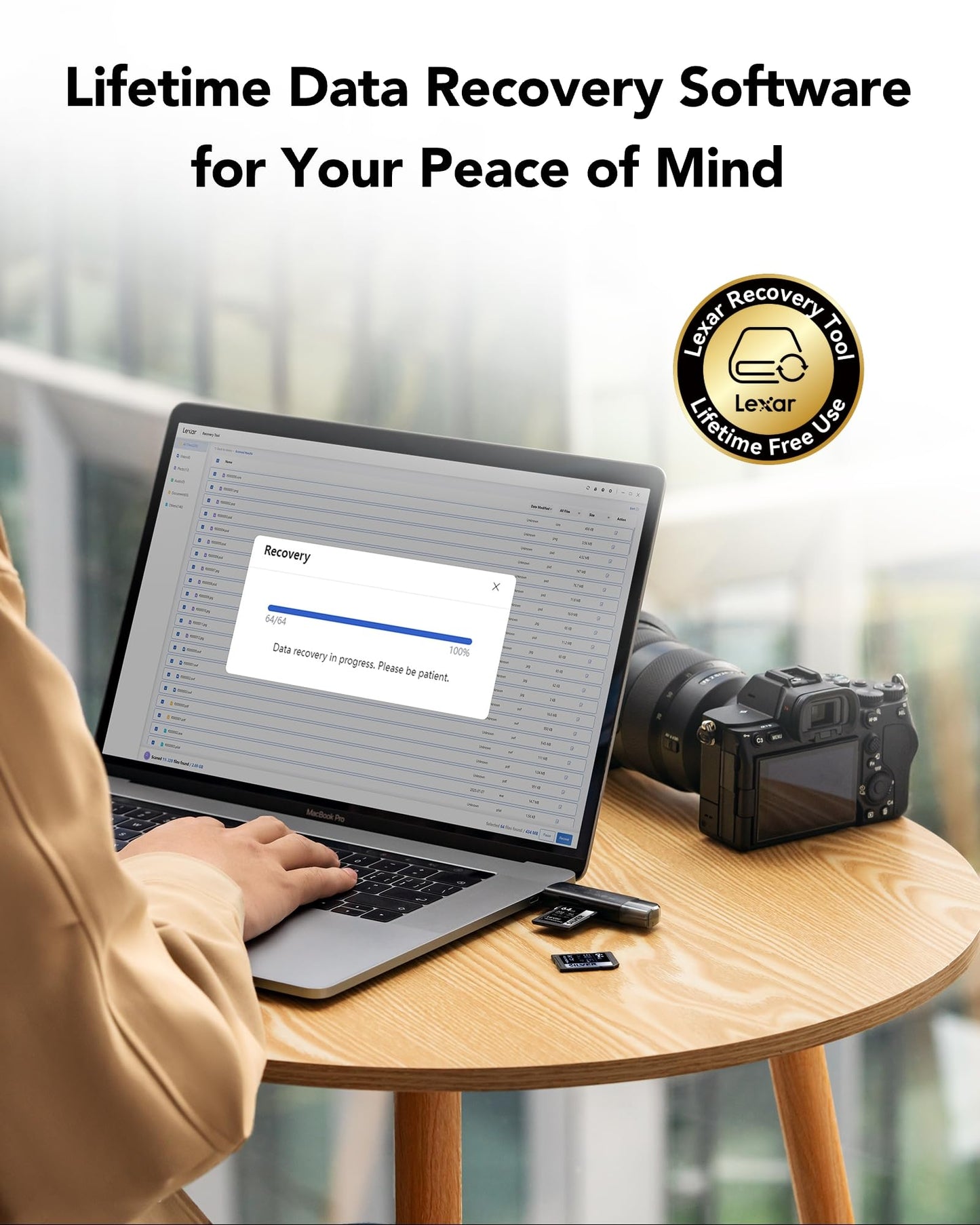 - Lexar Professional SILVER SD Card | 256GB -