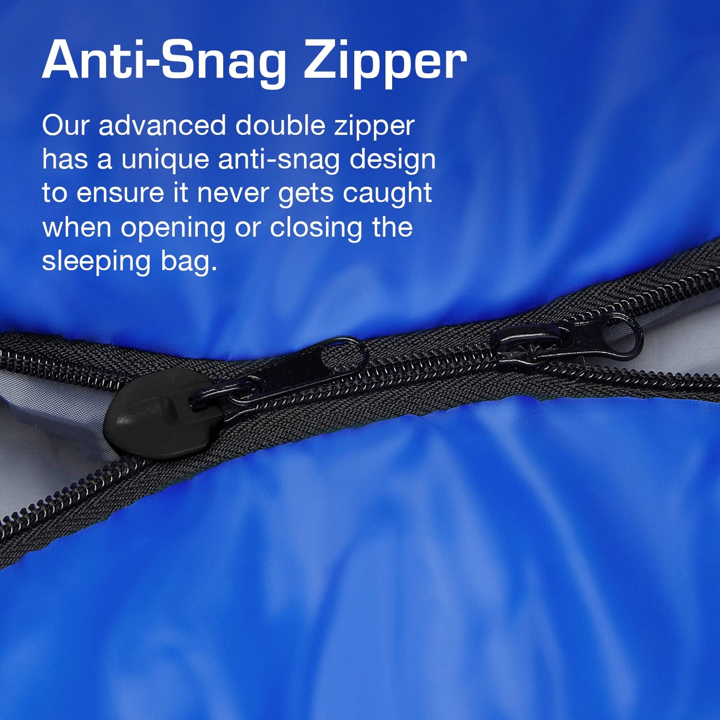 Active Era Professional 300 Warm Mummy Sleeping Bag - 300 GSM Double Layer Filling - 3-4 Season for Camping, Hiking, Outdoors