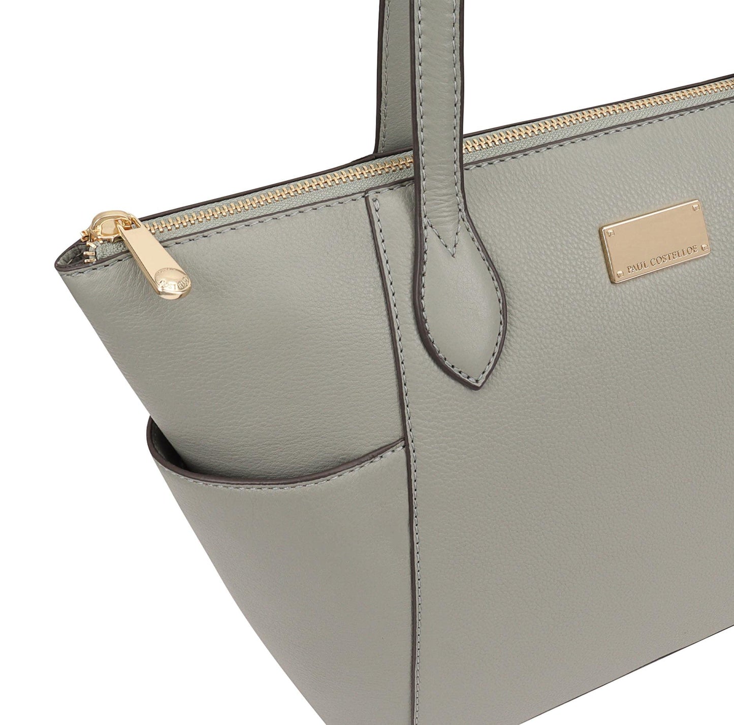 - PAUL COSTELLOE Genuine Leather Tote Bag -