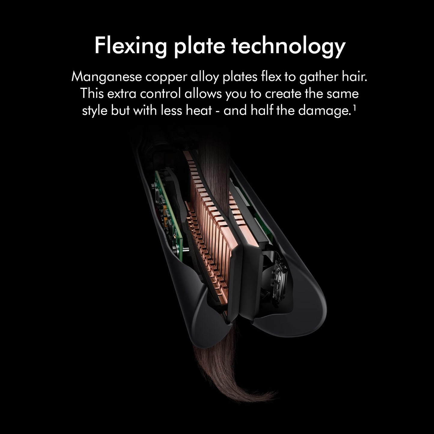 - Dyson HS03 Corrale Hair Straightener 322991-02 Fushia Nickel -