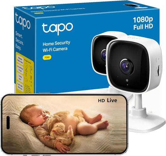 - Tapo Mini Smart Security Camera | Indoor CCTV | Works with Alexa & Google Home -