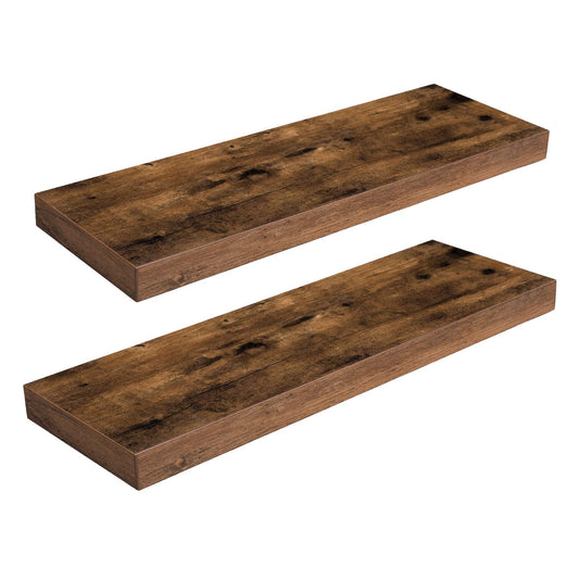 - HOOBRO Floating Shelves, Wall Shelves Set of 2 | Wall Mounted Shelves | 60cm -
