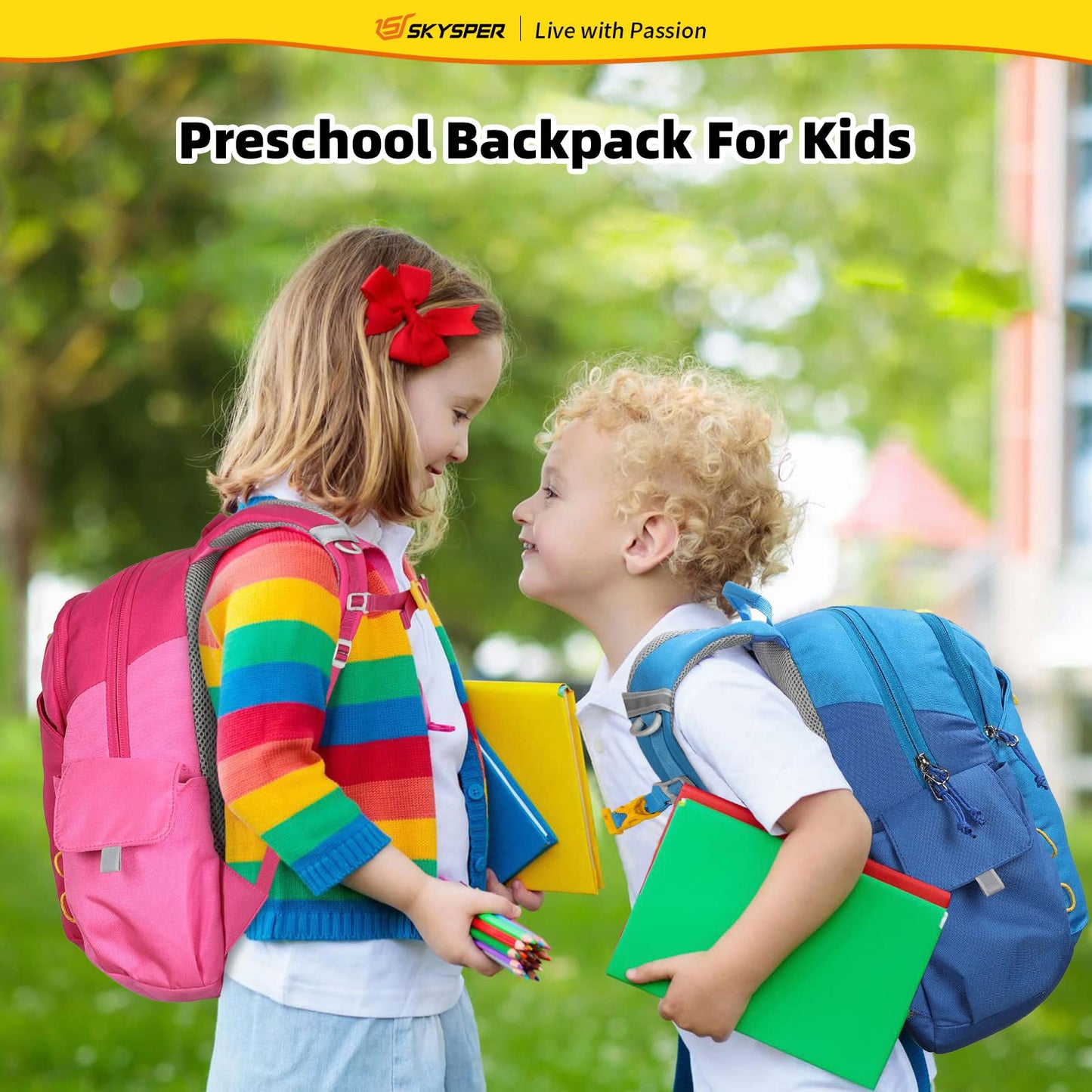 - SKYSPER Kids Backpack | 10L | Toddler Backpack -