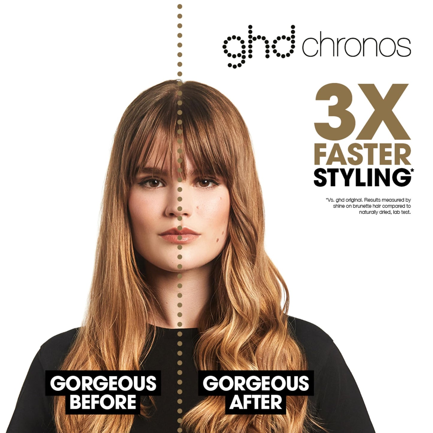 - ghd Chronos Professional Styler | White | One Stroke High-Definition Results -