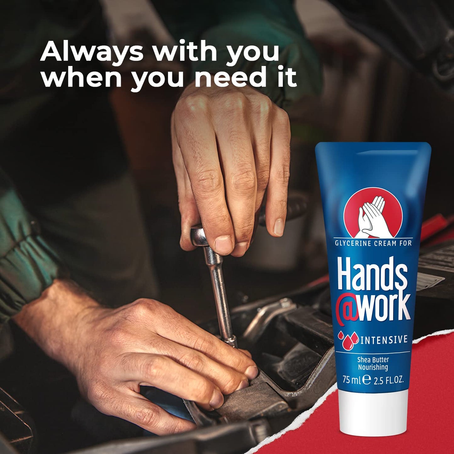 - Hands@Work | Intensive Formula | Nourishing | Glycerine Hand Cream -