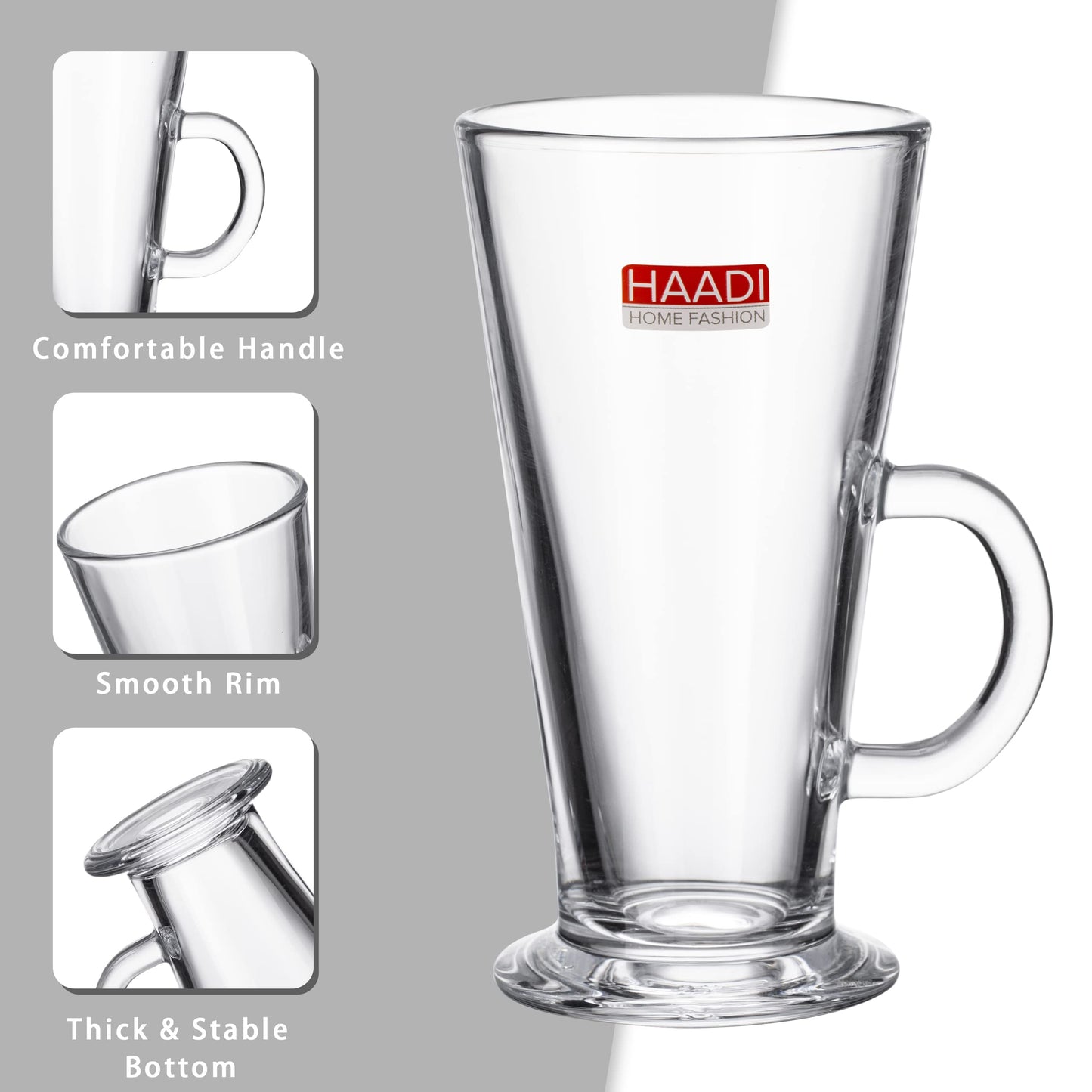- Latte Glasses | Temperature Resistant Mugs | Cappuccino, Espresso and Hot Chocolate -