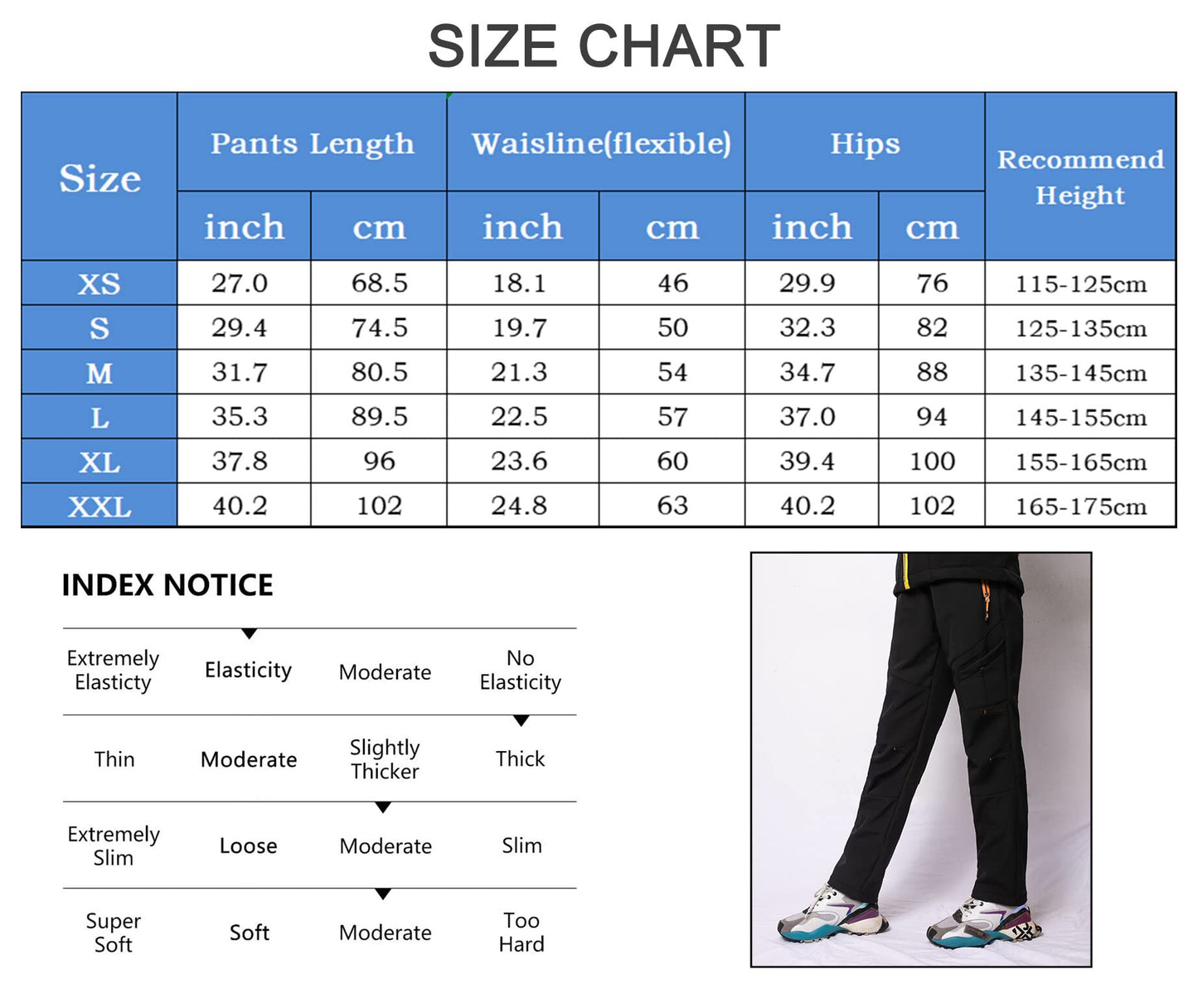 - SEAUR Kids Hiking Trousers | Waterproof Winter Trousers with Zip-up Side Pockets -