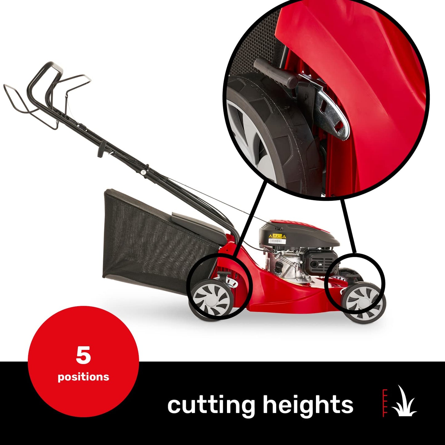 - Mountfield SP41 Petrol Lawnmower | Self-Propelled | 39cm Cutting Width -