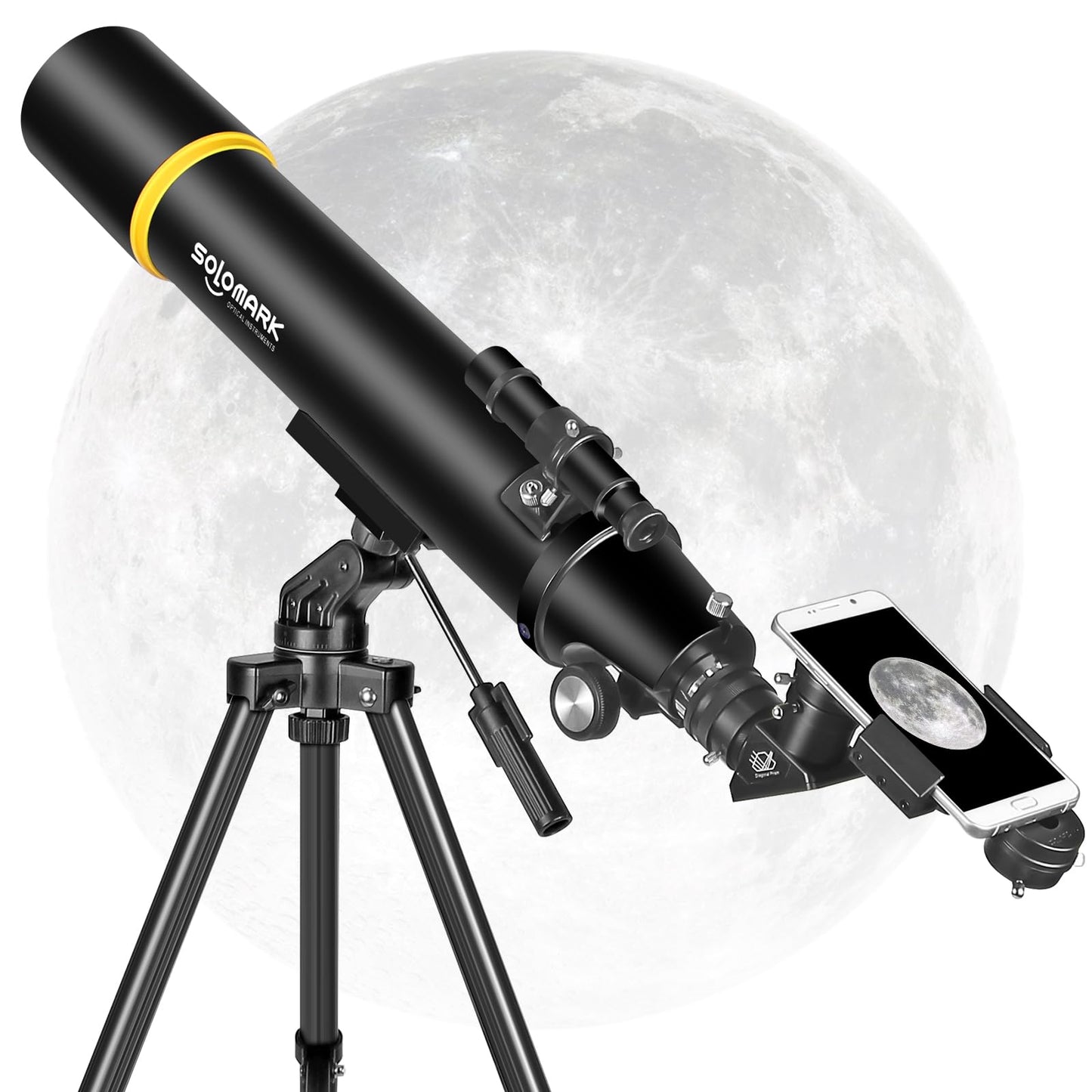 - Telescopes for Adults Astronomy | 80mm Aperture 900mm Professional Refractor Telescope -
