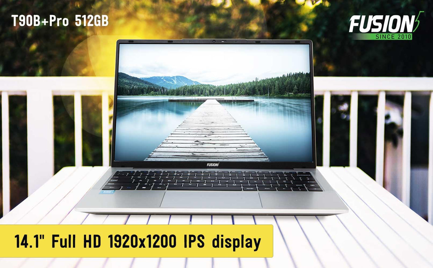 - Fusion5 13th Gen 14.1" Full HD Windows 11 Laptop | 512GB M.2 SSD Storage -