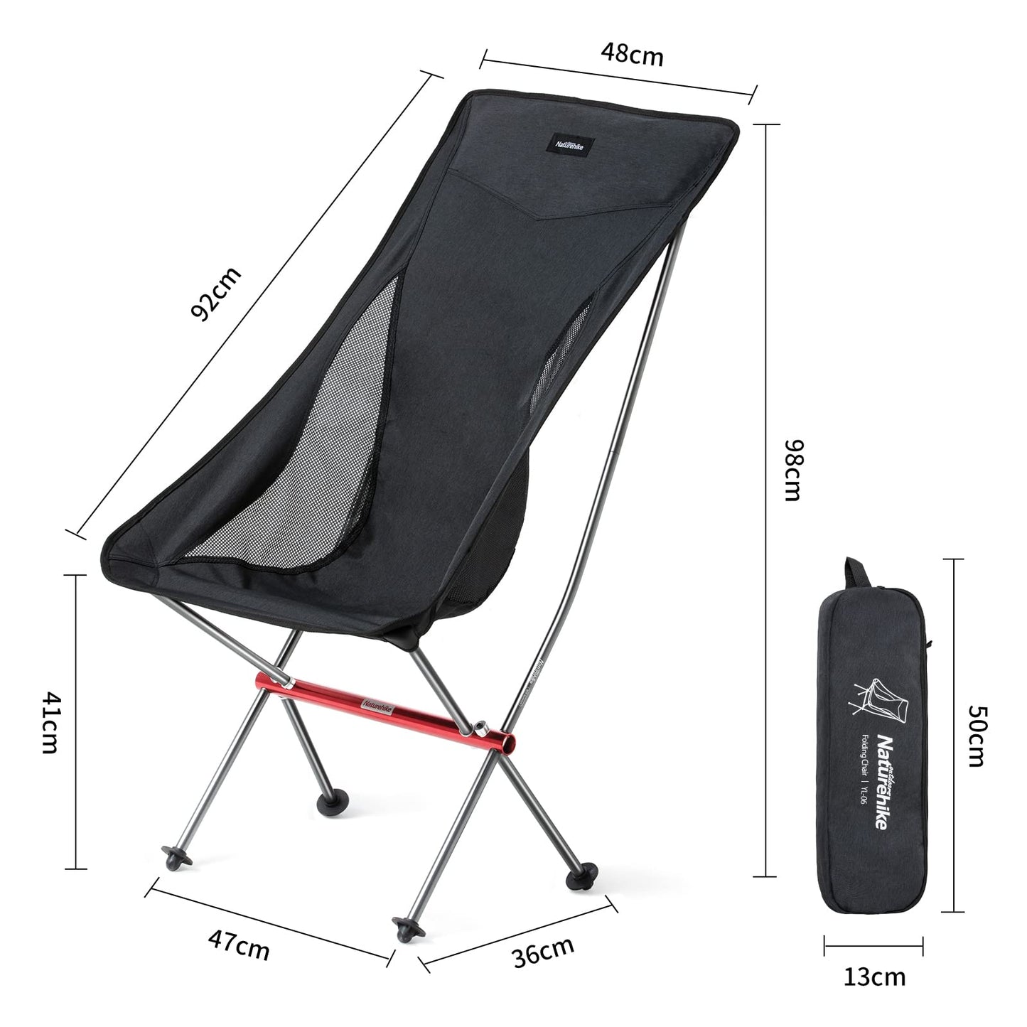 - Naturehike Portable Camping Chair | Ultra-Light Folding Chair -