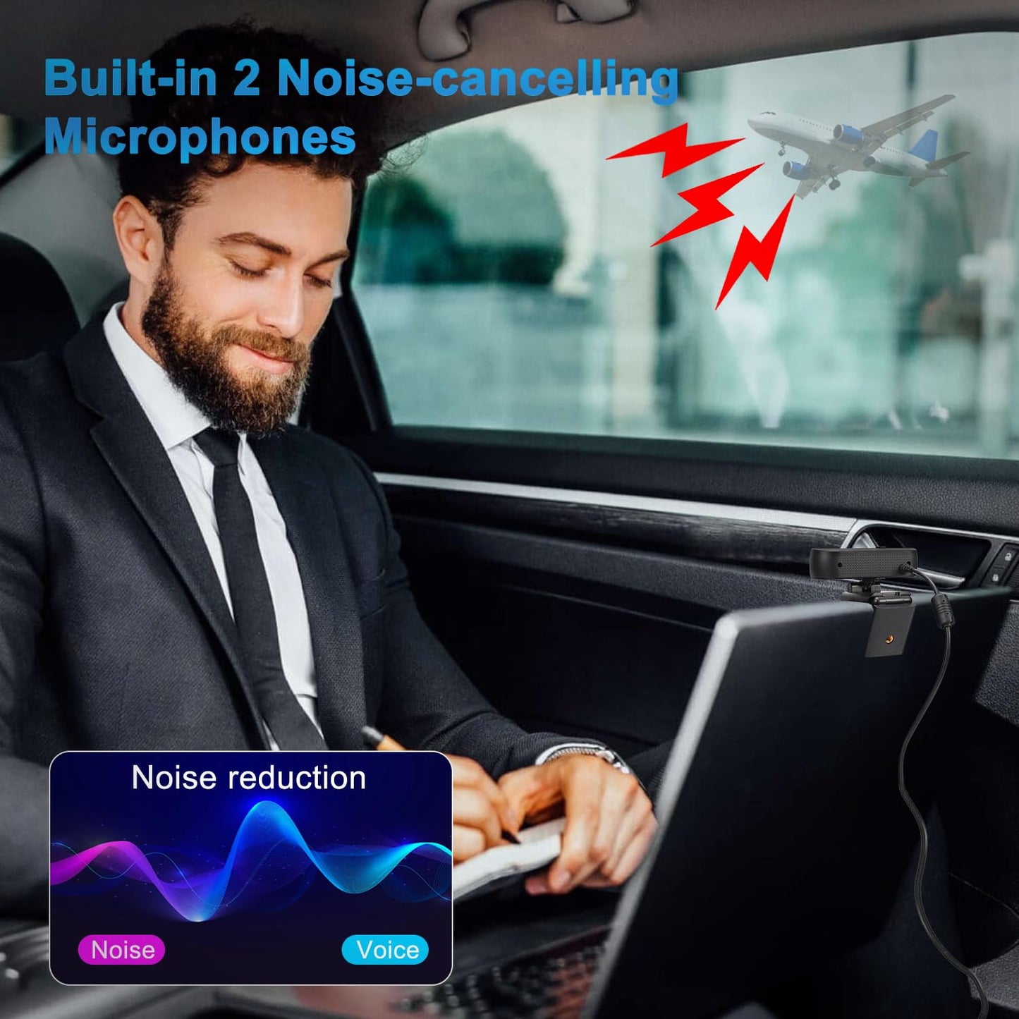 - WINSAFE Webcam 4K, Ultra HD Video Calling