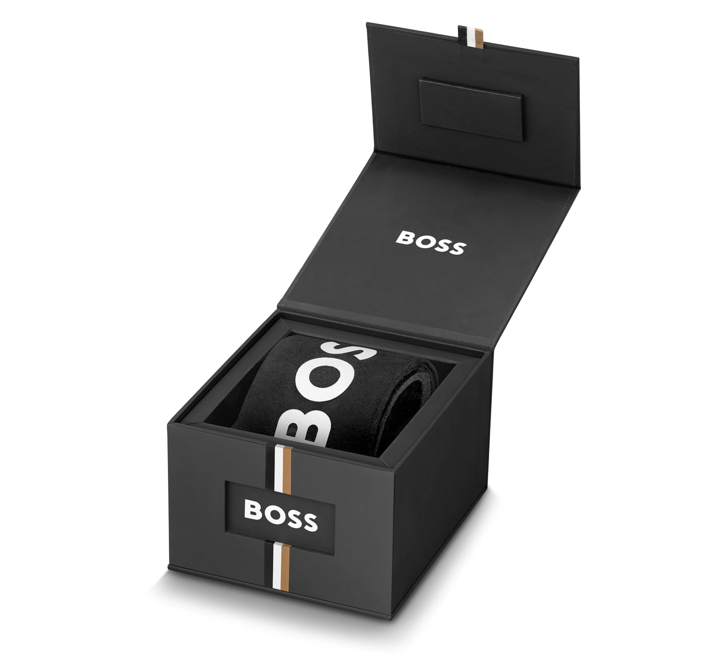 BOSS Analogue Quartz Watch for Men with Black Leather Strap - 1513369