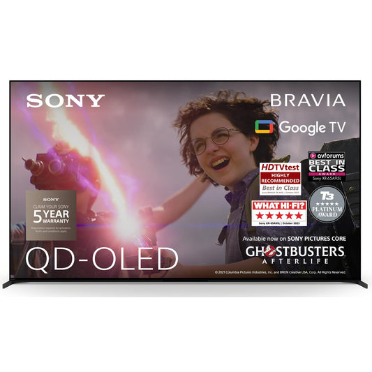 - Sony BRAVIA XR | XR-65A95L | 65 Inch | QD-OLED | Smart TV | 4K HDR | Google TV | ECO PACK | BRAVIA CORE | Perfect for PlayStation5, Seamless Edge Design, 5 Year Warranty