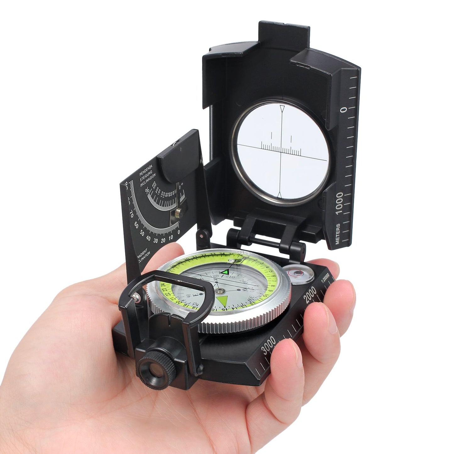 - Proster Compass For Hiking | With Fluorescent Scale Waterproof Sighting -