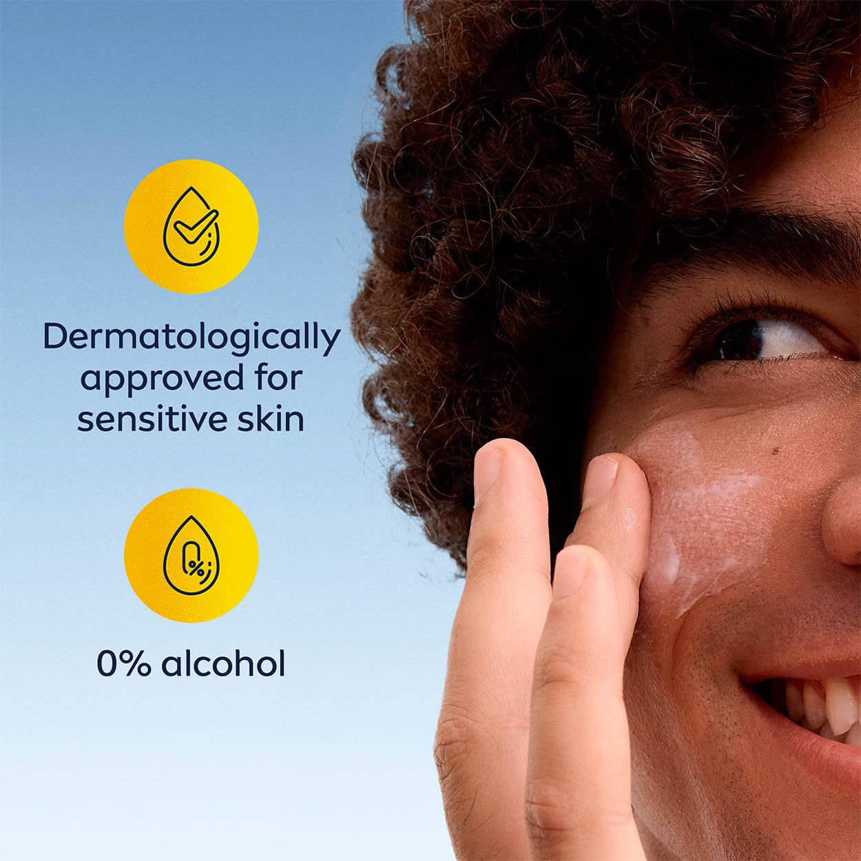 - NIVEA MEN Sensitive Face Moisturiser | SPF15 (75ml) | 0% Alcohol Moisturiser -