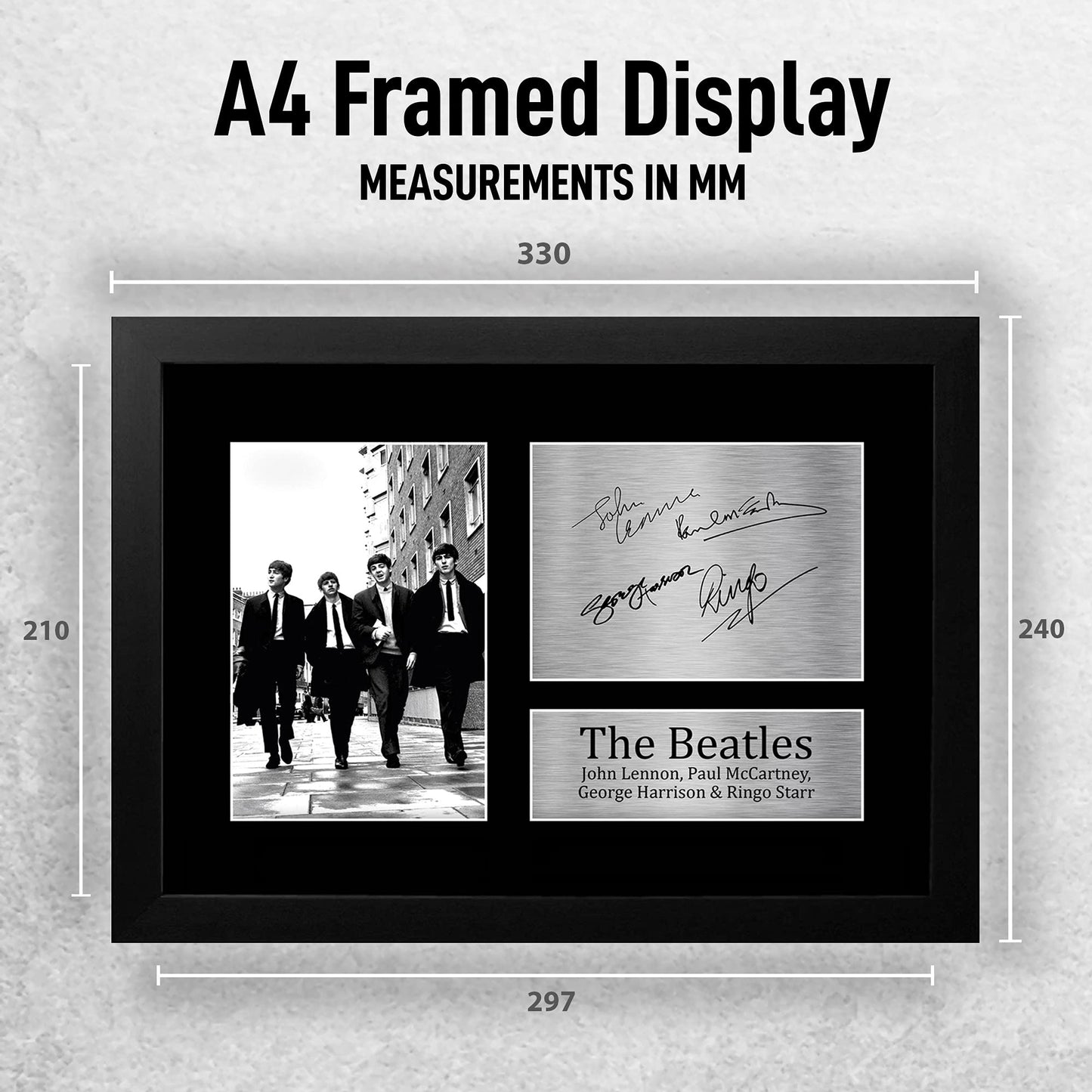 - HWC Trading FRAMED The Beatles Signed A4 -