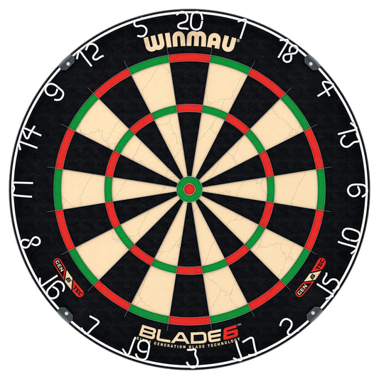 - Winmau Blade 6 Professional Bristle Dartboard with Official tournament specifications