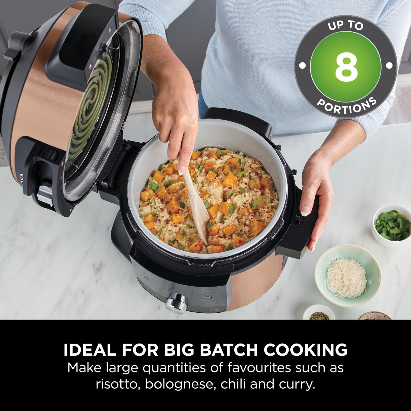 - Ninja Foodi MAX 14-in-1 SmartLid Multi Cooker | 7.5L Electric Pressure Cooker & Air Fryer -