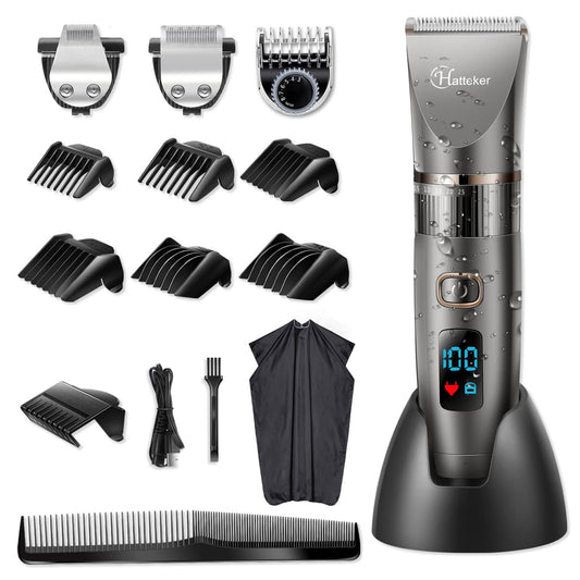 - Hatteker Professional Hair Clippers | Cordless Clippers | Hair Trimmer Beard Trimmer -