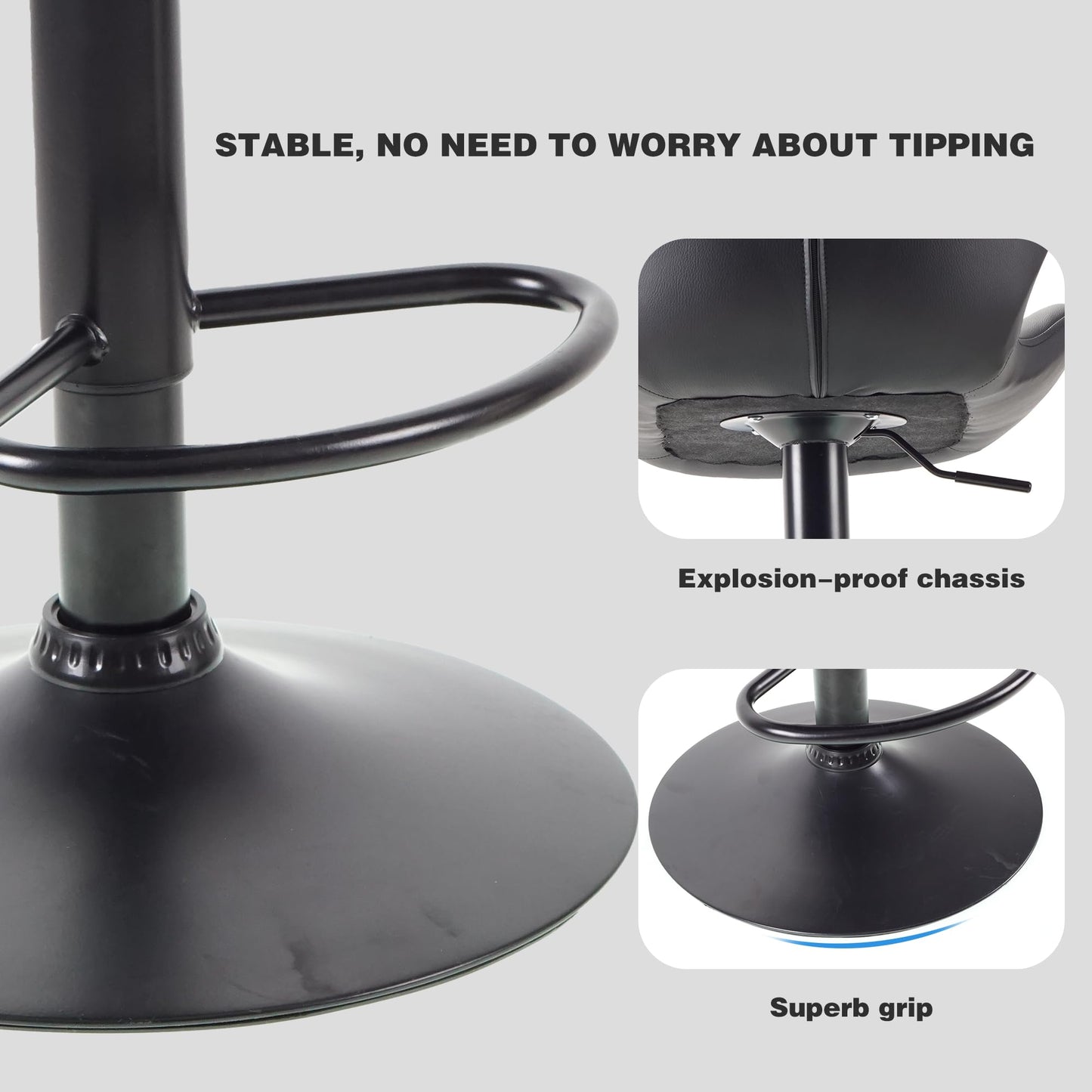 - WangPangzi Bar Stools Set of 2 Bar Chairs,Modern Height Adjustable Kitchen Stools