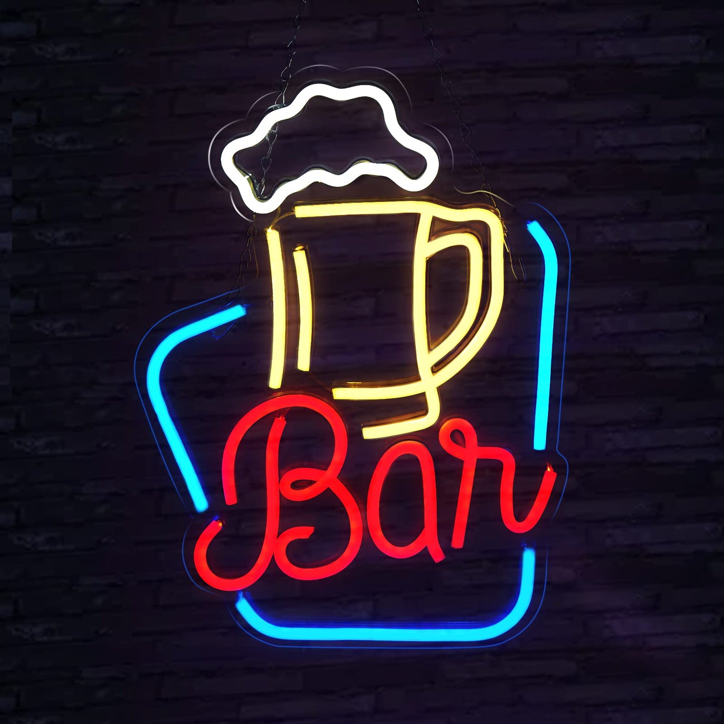 - FITNATE Neon Bar Sign | LED Neon Light Sign USB Powered Decorative Bar -