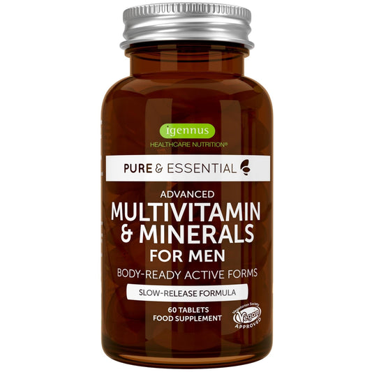 - Multivitamin & Minerals for Men | Enhanced with Lycopene | Methylated B-Vitamins -