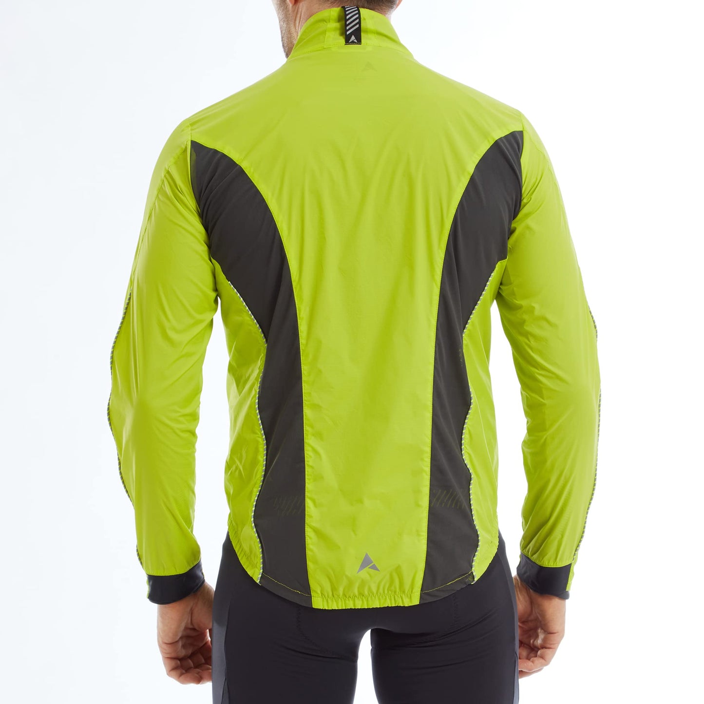 Altura Mens Airstream Lightweight Water Repellent Packable Cycling Jacket - Lime - 4X-Large