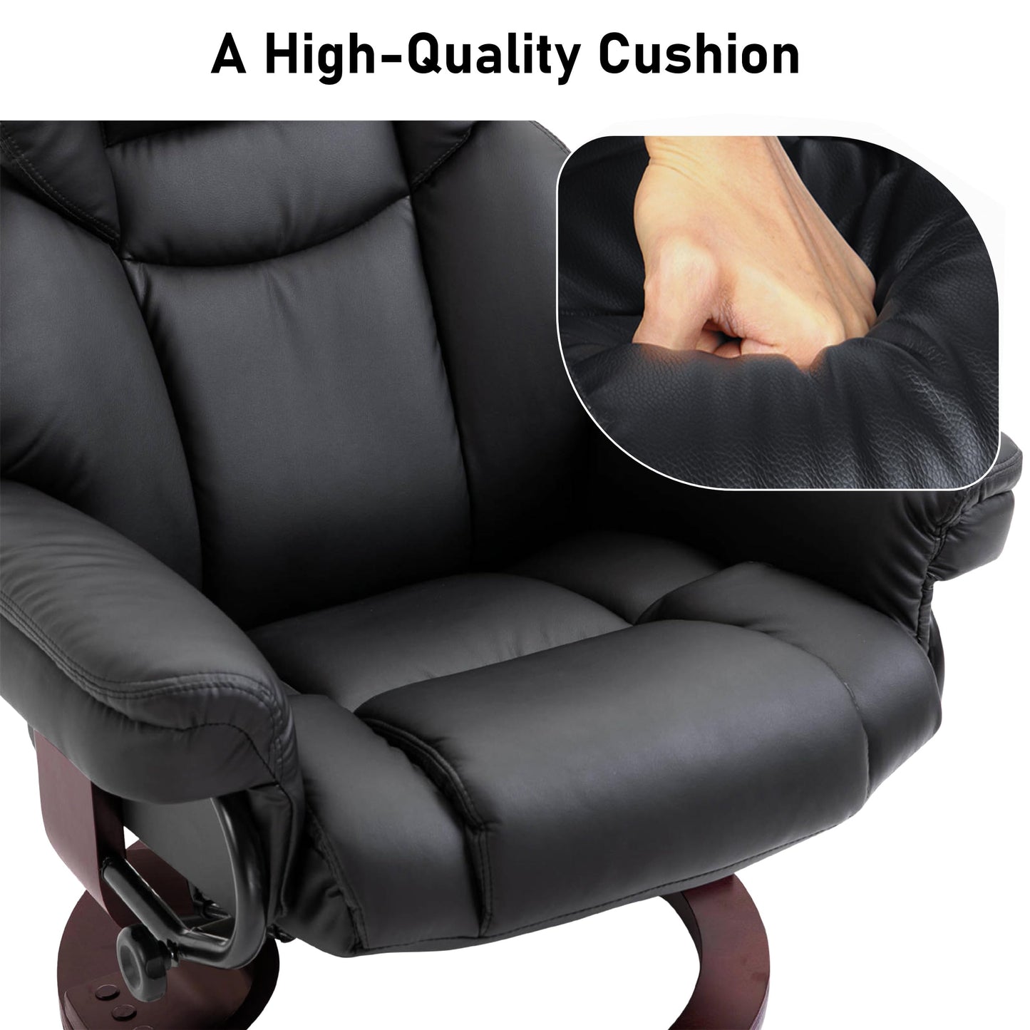 - Recliner Chair With footstool | Recliner Armchair | Up to 160kg Weight Capacity -