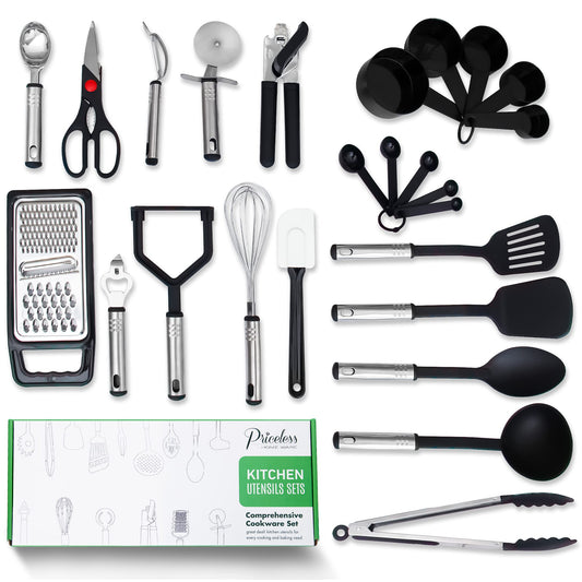- Priceless Homeware Kitchen Utensils Set | 17 Cooking Utensils Set | Kitchen Tool -