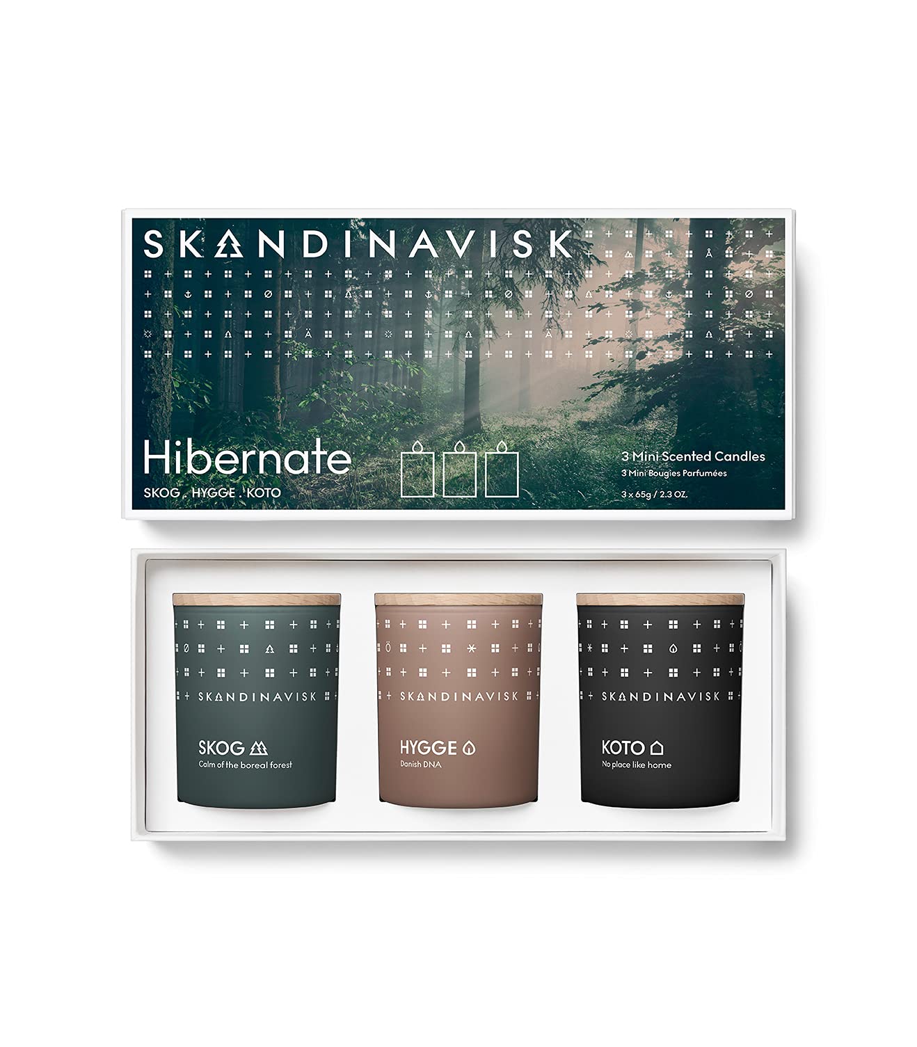 - Skandinavisk | Hibernate Giftset of 3 Mini Scented Candles -