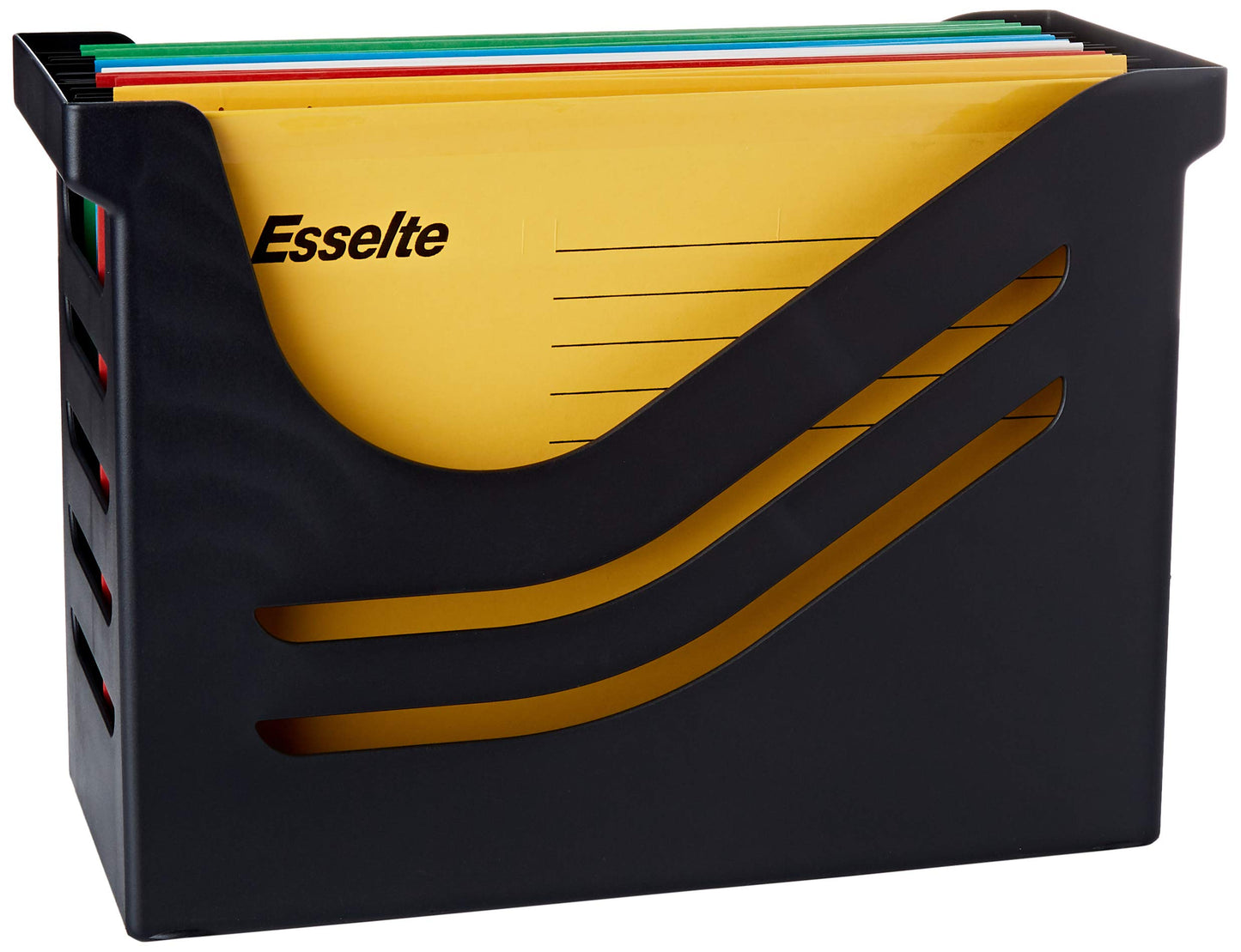 - Esselte 93042 Classic A4 Vertical Suspension Files  | Assorted Colours | Pack of 10 -