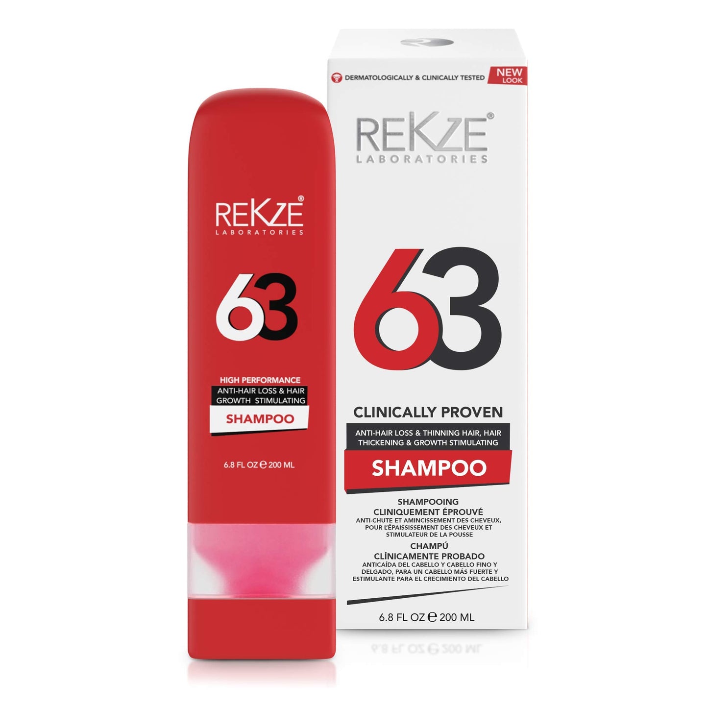 - REKZE 63 Hair Growth Shampoo | Clinically Proven -
