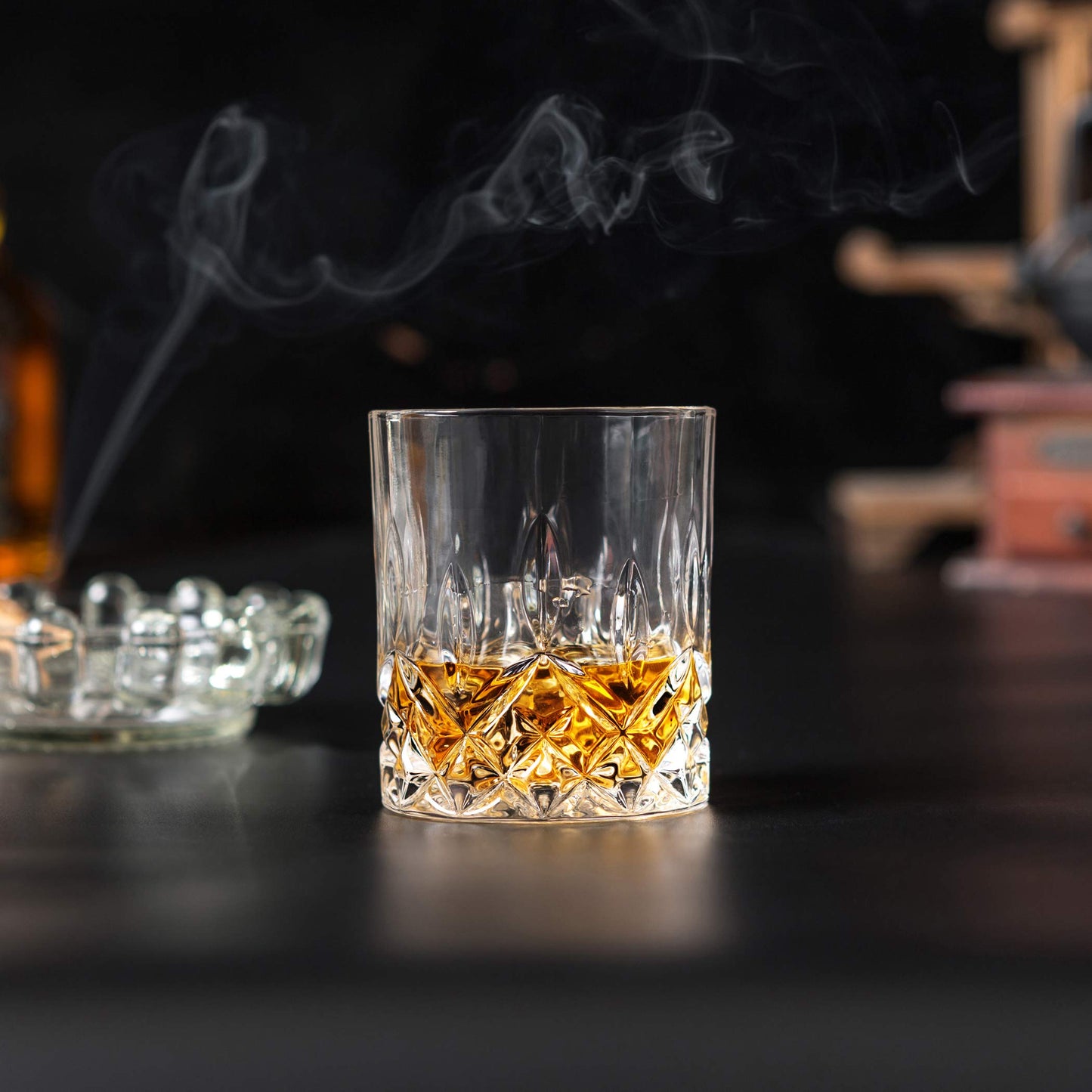 - KANARS Whiskey Glasses Set | Crystal Whisky Glass 300 ml | Unique Stylish Gift Box | 6-Piece -