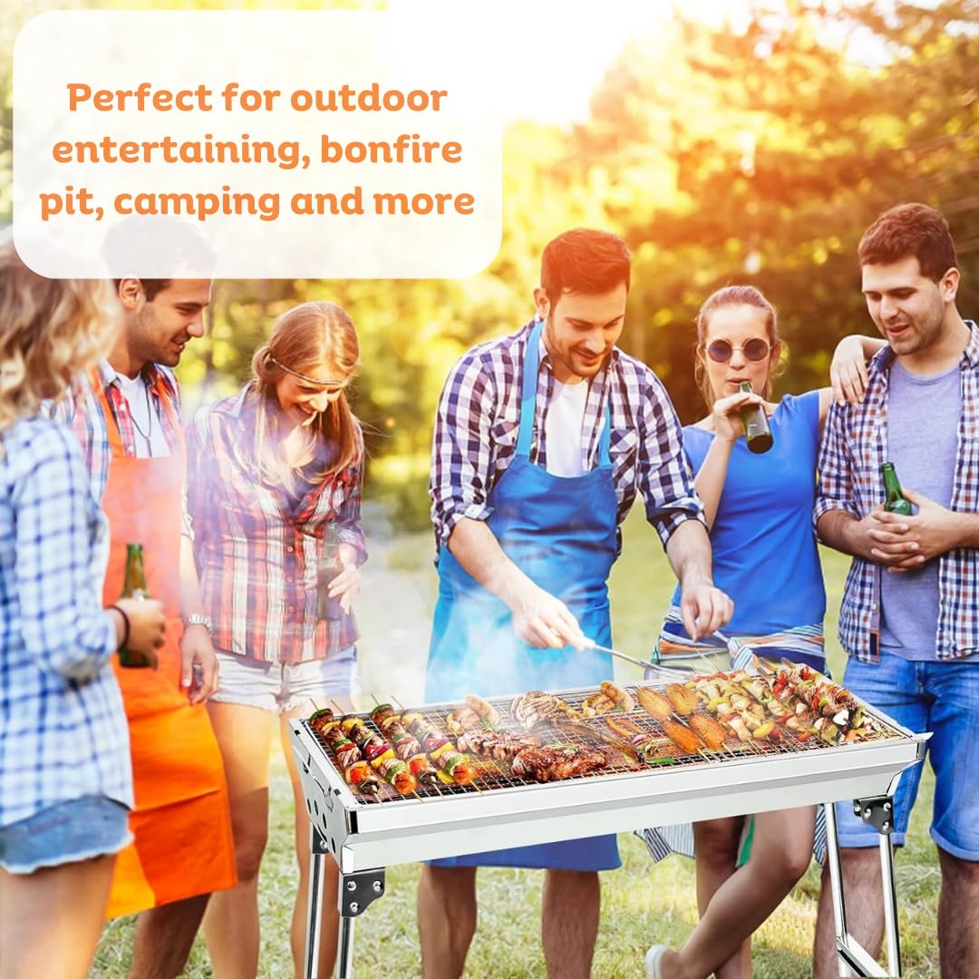 - Garden Mile Large Half Barrel Steel Charcoal BBQ Grill | BBQ Grill Outdoor Patio Garden Heating Smoker -